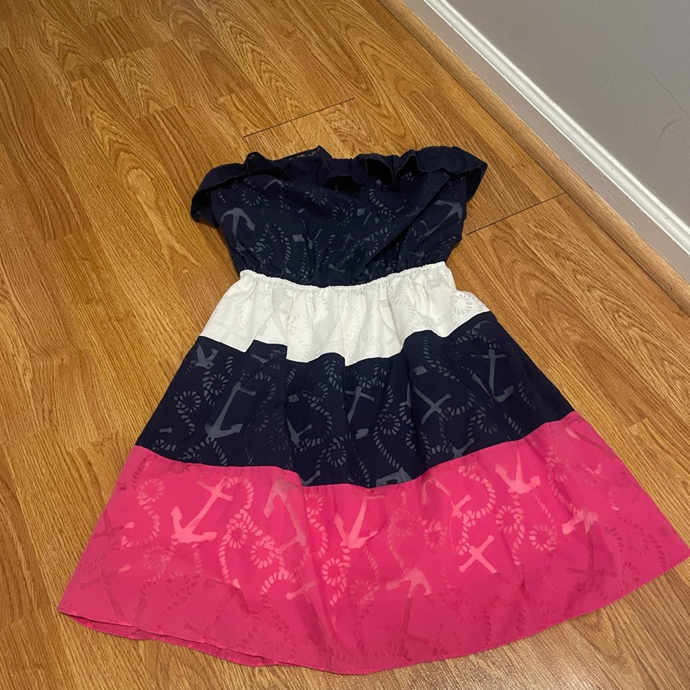 Lilly Pulitzer Libby Dress Multi Libby Colorblock Sleeveless  Size Medium